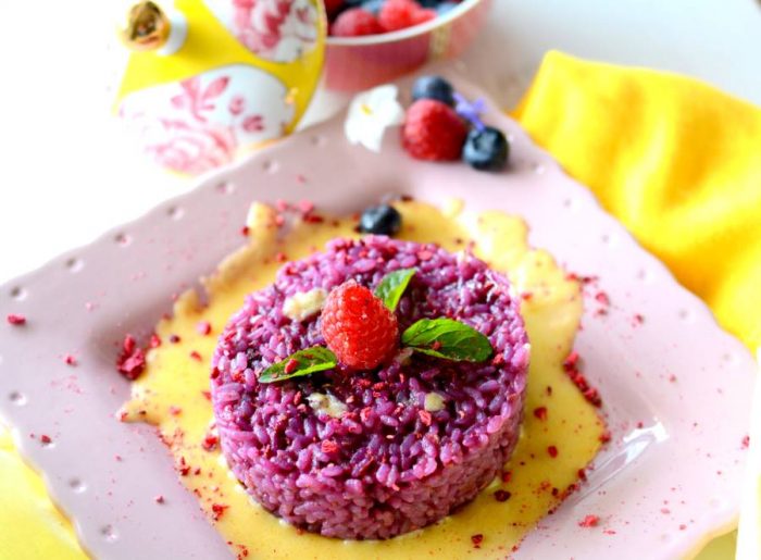Wild berries risotto Food and wine Recipes  