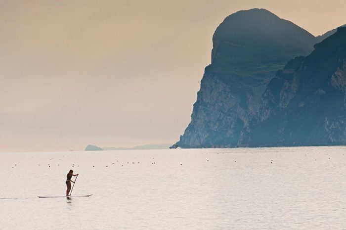 Kanufahren und SUP auf dem Gardasee in Trentino Outdoor  