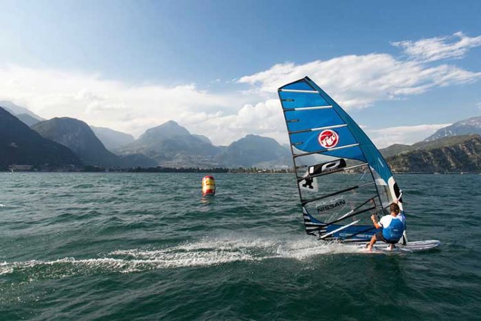 Going to windsurfing classes with Bruno Martini, the Ambassador of Garda Trentino! Events  