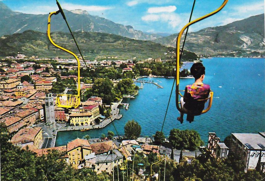 Old chairlift of Riva del Garda Bastion: first lift to happiness back in 1954 Culture  